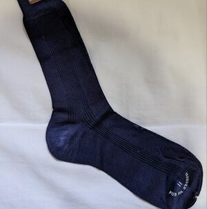 Vintage Men's Marine Dress Socks